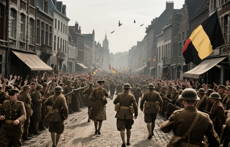 Visual representation of Belgium's Liberation