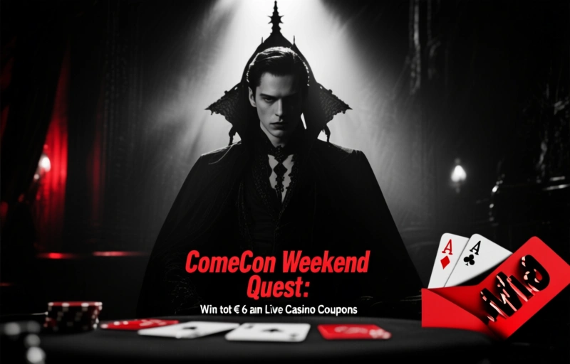 ComeOn Weekend Quest: Win tot € 6 aan Live Casino Coupons