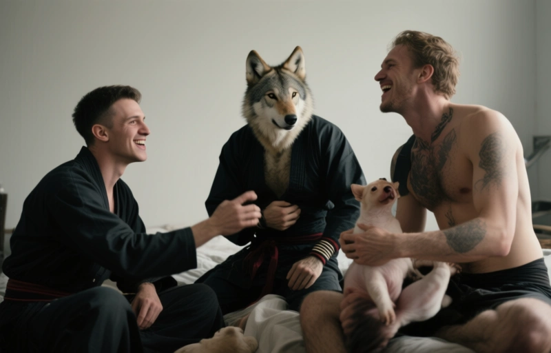 Dreier mit John Jai, Legrand Wolf & Zander Woodz bei Carnal Pups