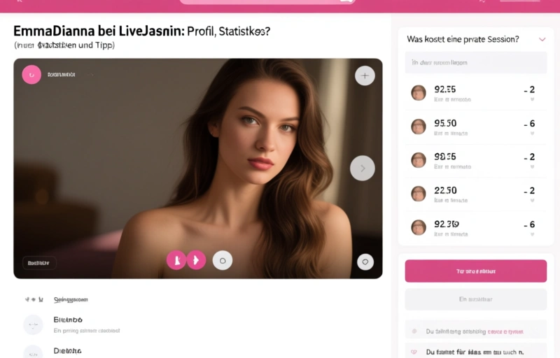 Visuelle Darstellung von EmmaDianna bei LiveJasmin