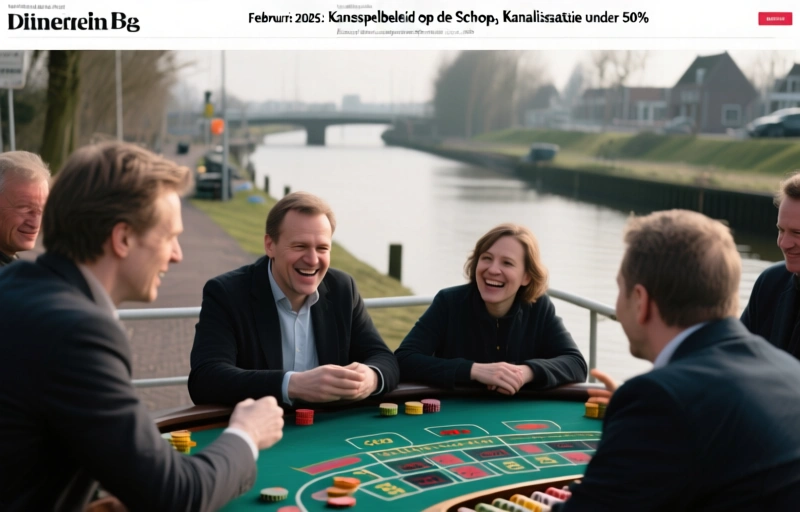 Februari 2025: Kansspelbeleid op de schop, kanalisatie onder 50%