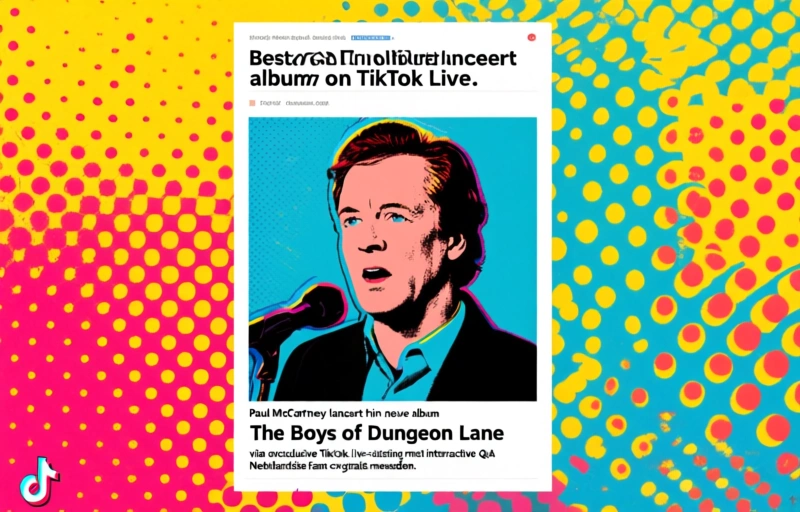 Paul McCartney lanceert album op TikTok Live
