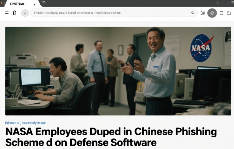 NASA Employees Duped in Chinese Phishing Scheme on Defense Software