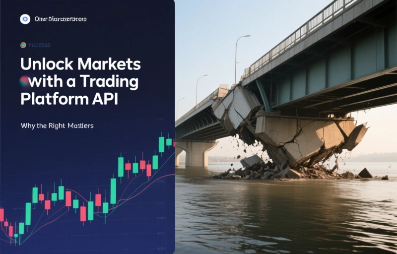 Visual representation of Unlock Markets with a Trading Platform API