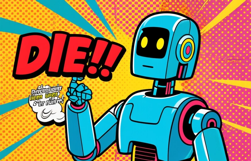 Visuelle Darstellung von Roboter-Sicherheitshund patrouilliert auf dem Las Vegas Strip