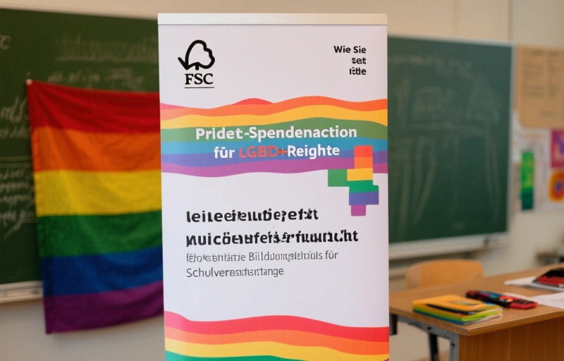 Visuelle Darstellung von FSC startet Pride-Spendenaktion für LGBTQ+-Rechte
