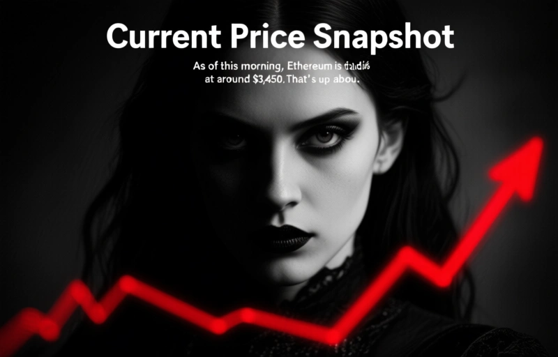 Visual representation of Ethereum Price Update