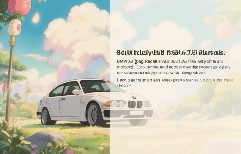 BMW Airbag Recall Hits 364,275 Older Models