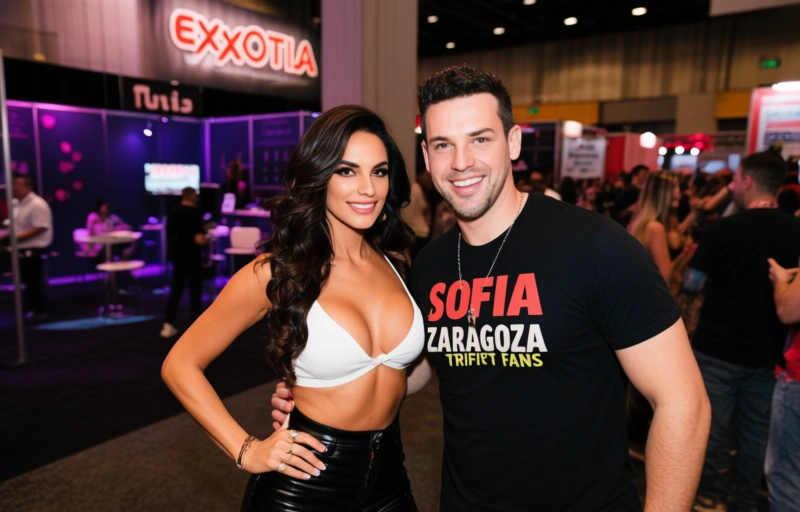Visuelle Darstellung von Sofia Zaragoza trifft Fans bei Exxxotica Chicago