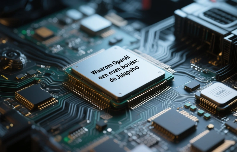 Visuele weergave van Waarom OpenAI een eigen chip bouwt