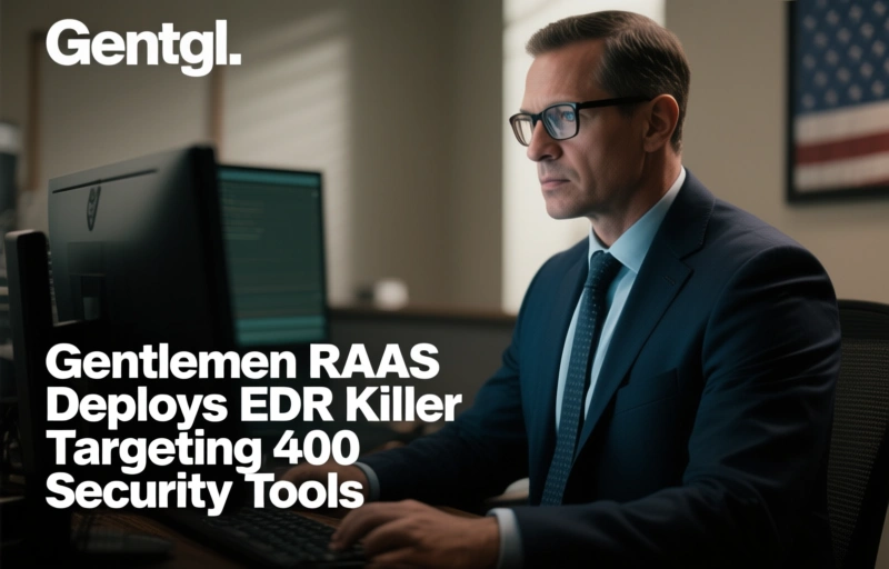 Visual representation of Gentlemen RaaS Deploys EDR Killer Targeting 400 Security Tools