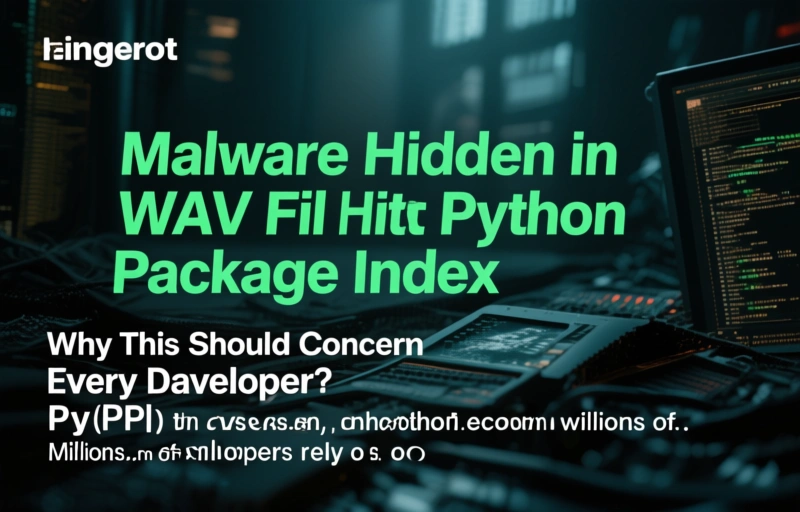 Visual representation of Malware Hidden in WAV File Hits Python Package Index