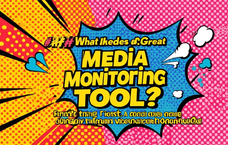 Visual representation of Essential Media Monitoring Tools for PR Professionals in 2024
