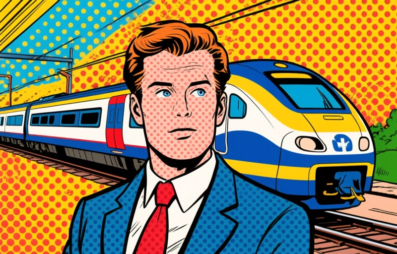 Visuele weergave van Meer bedrijven kiezen voor spoor om brandstofkosten te besparen