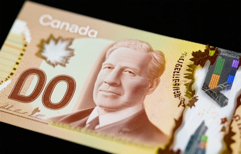 Visual representation of Canadian Dollar Stabilizes