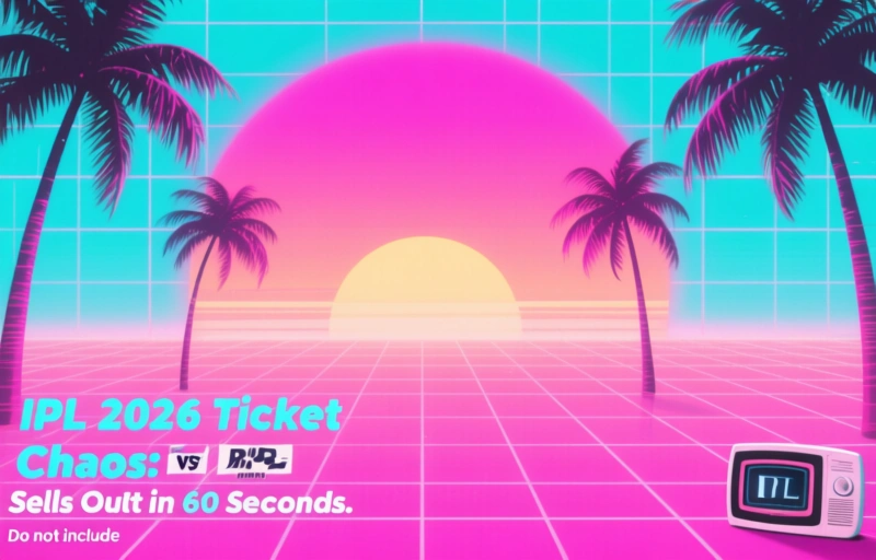 IPL 2026 Ticket Chaos: MI vs RCB Sells Out in 60 Seconds