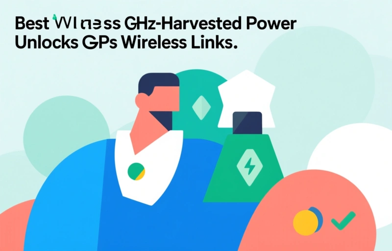 GHz-Harvested Power Unlocks Gbps Wireless Links