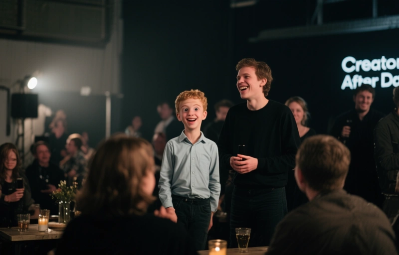 Little Puck als Ehrengast bei Creators After Dark