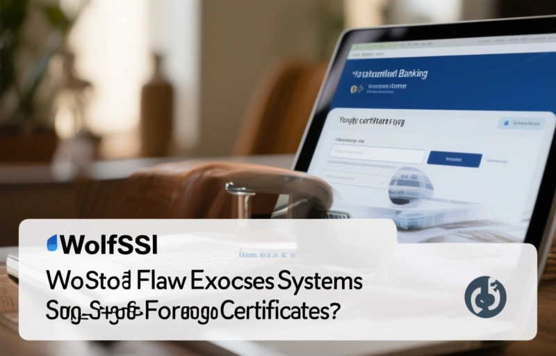 Visual representation of WolfSSL Flaw Exposes Systems to Forged Certificates