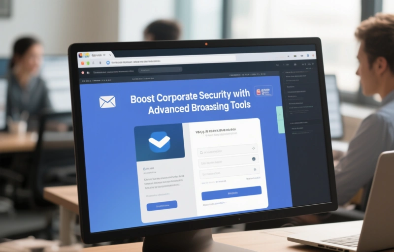 Visual representation of Boost Corporate Security with Advanced Browsing Tools