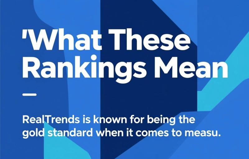 Visual representation of The Agency Earns Top RealTrends Honors for 2026