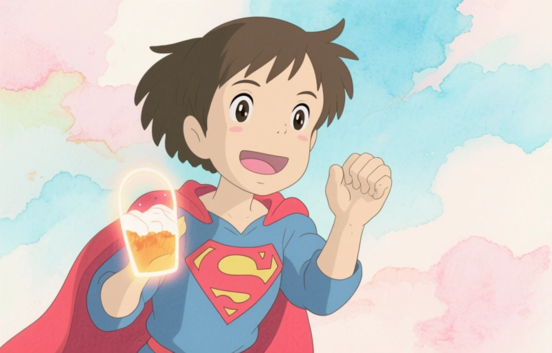 Visuele weergave van Superkrachten Vieren