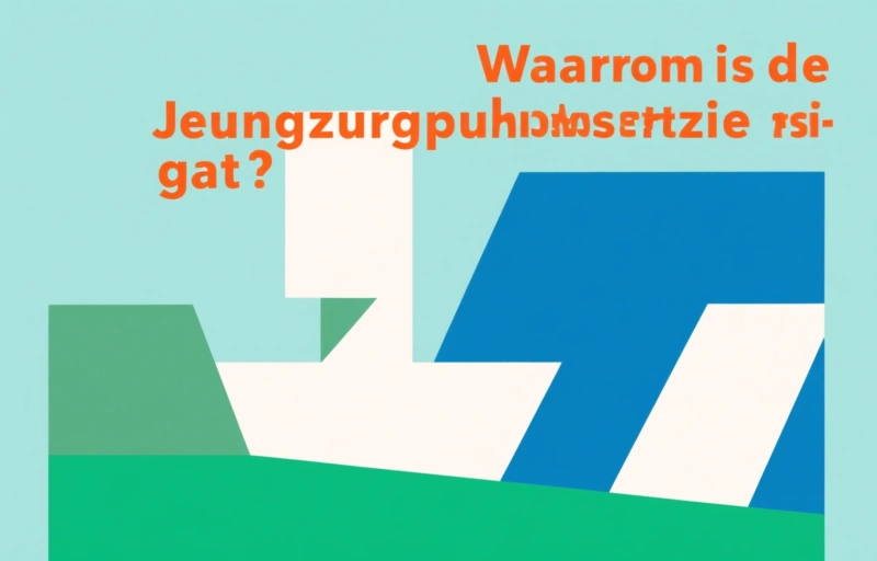 Visuele weergave van Bureaucratie jeugdzorg