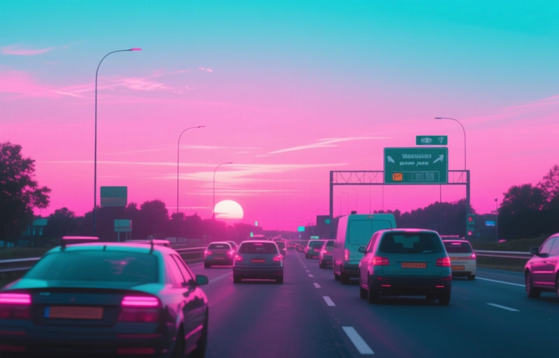 Visuele weergave van Twee weken hinder in Landen