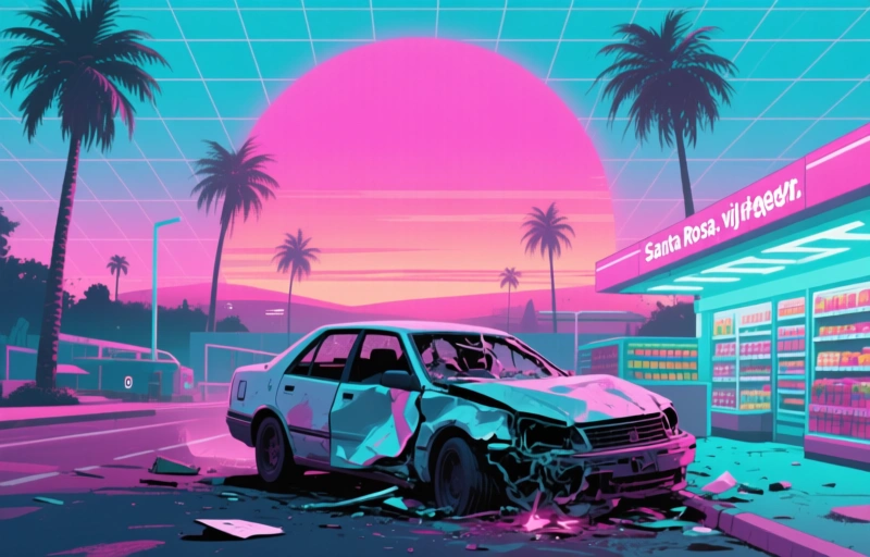 Auto crasht in supermarkt Santa Rosa: vijf gewonden