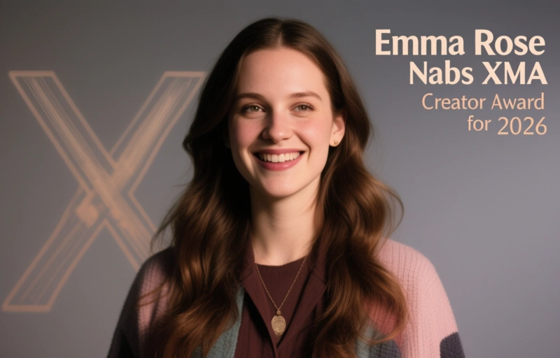 Visual representation of Emma Rose Nabs XMA Creator Award Nom for 2026