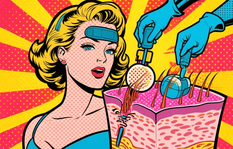 Visual representation of Laser Hair Removal