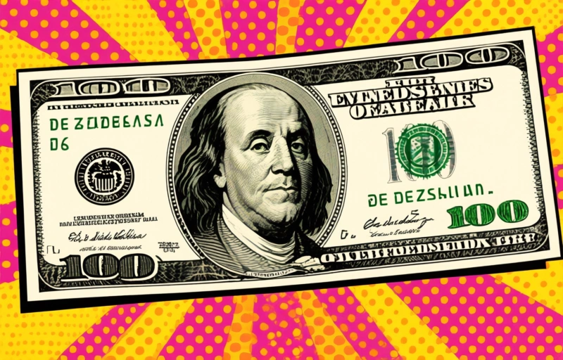 Visuele weergave van Blijft de dollar koning in een contantloze maatschappij?