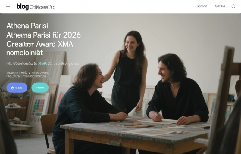 Athena Parisi für 2026 XMA Creator Award nominiert