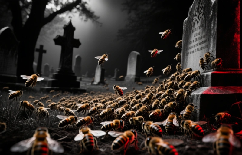 Millions of Bees Are Emerging From a Cemetery