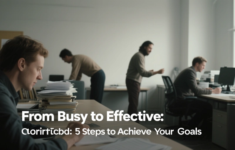 From Busy to Effective: 5 Steps to Achieve Your Goals