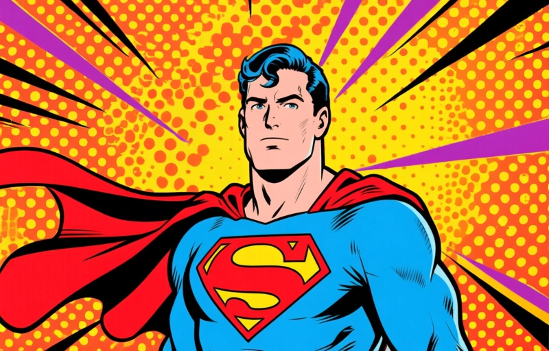 Visuele weergave van Superhelden in Actie