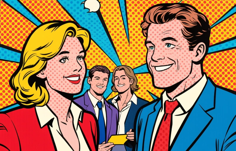 Visuele weergave van Superhelden in Actie