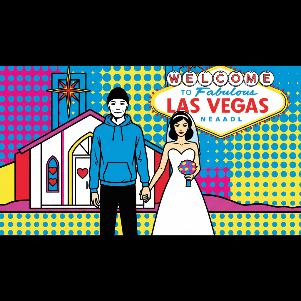 Banksys Las Vegas Hochzeit: Geheim und für nur 135 €