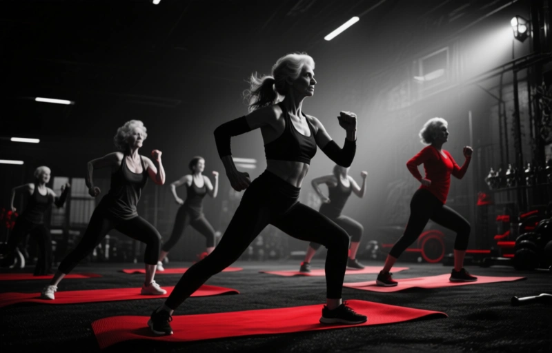 Visual representation of Bangkok's Youth Find Balance Through Outdoor Aerobics