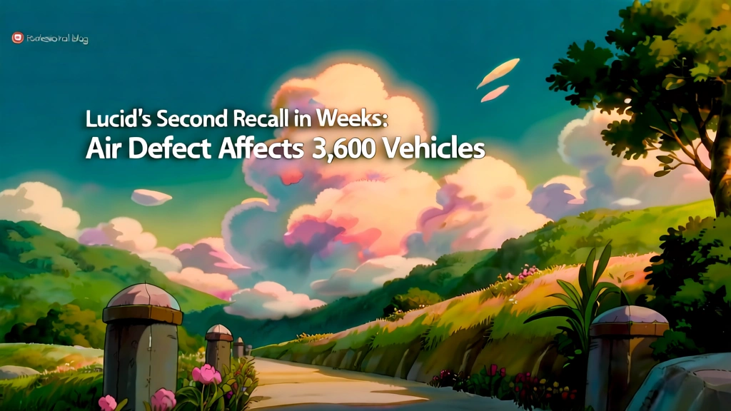 Lucid's Second Recall in Weeks: Air Defect Affects 3,600 Vehicles