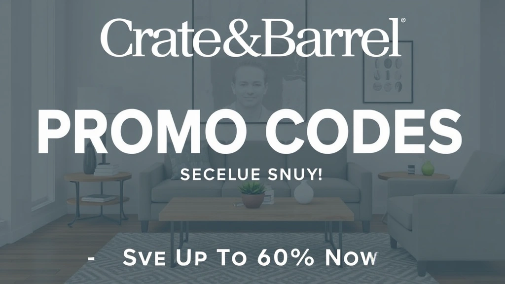 Crate & Barrel Promo Codes: Save Up to 60% Now