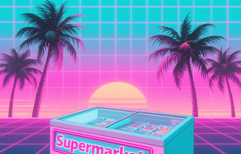 Supermarkt vriezergeluid wordt virale sensatie