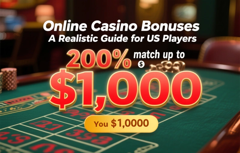 Visual representation of Online Casino Bonuses