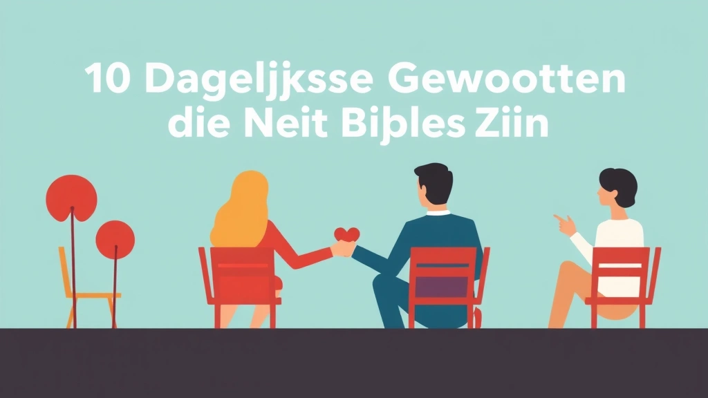 10 Dagelijkse Gewoonten die Niet Bijbels Zijn