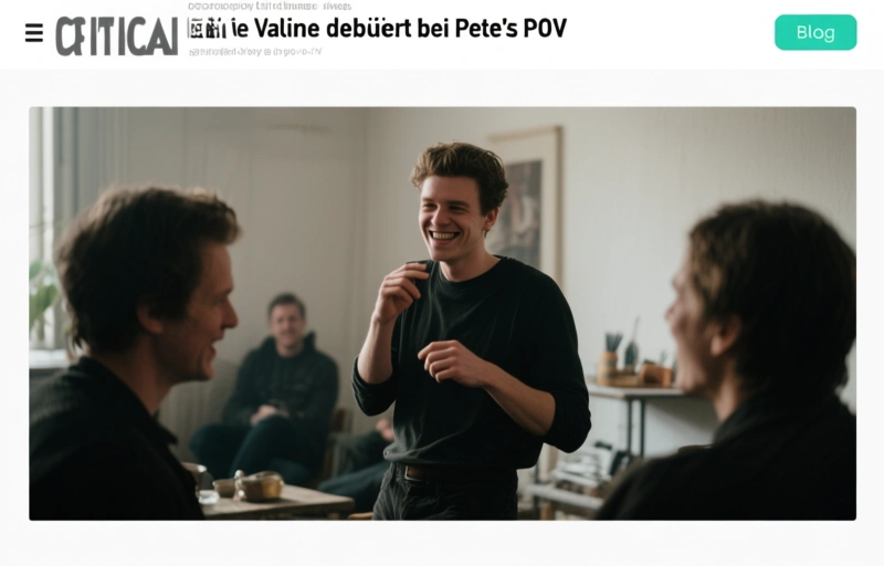 Charlie Valentine debütiert bei Pete's POV