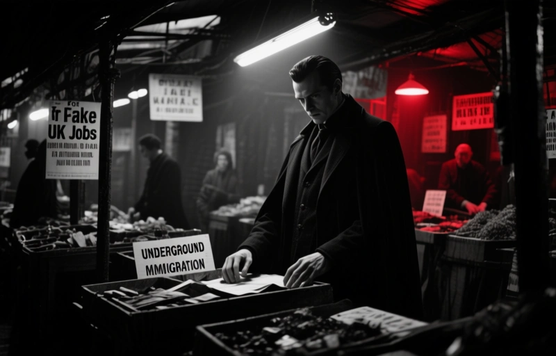 The Underground Market for Fake UK Jobs and Immigration