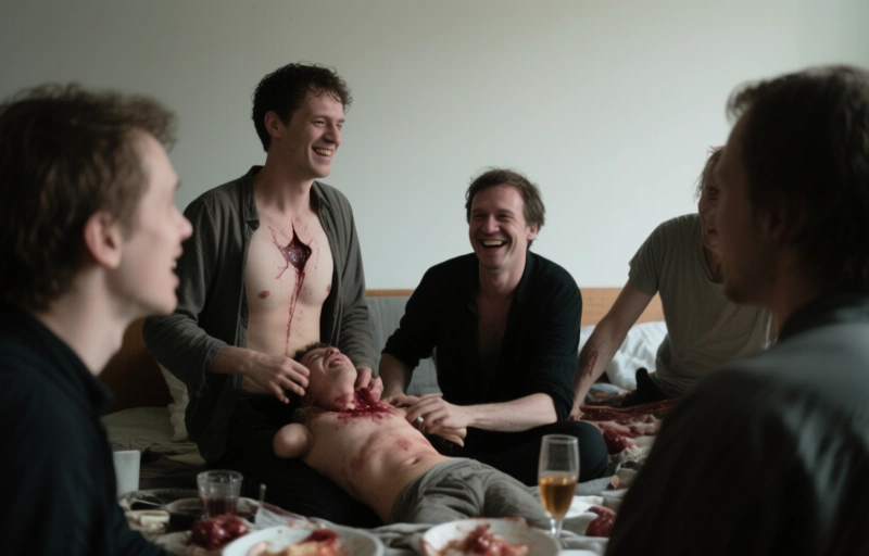 Reverse Bukkake III: Godshacks neueste Orgie