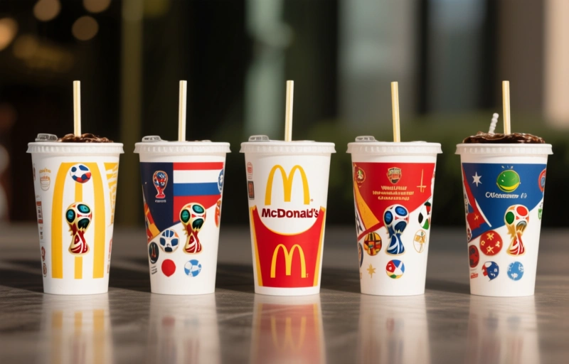 Visual representation of McDonald's World Cup Menu & Collector Cups Revealed
