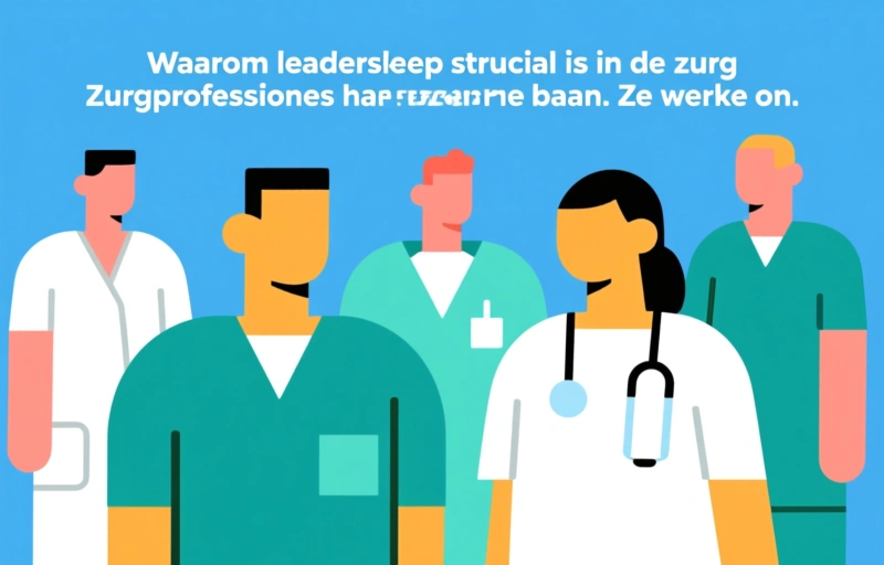 Visuele weergave van Leiderschap in de zorg