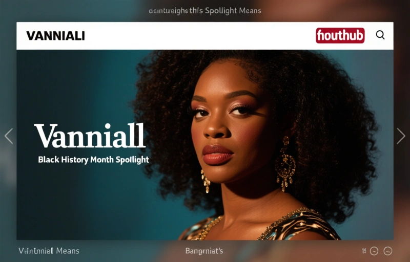 Visual representation of Vanniall Featured in Pornhub's Black History Month Spotlight